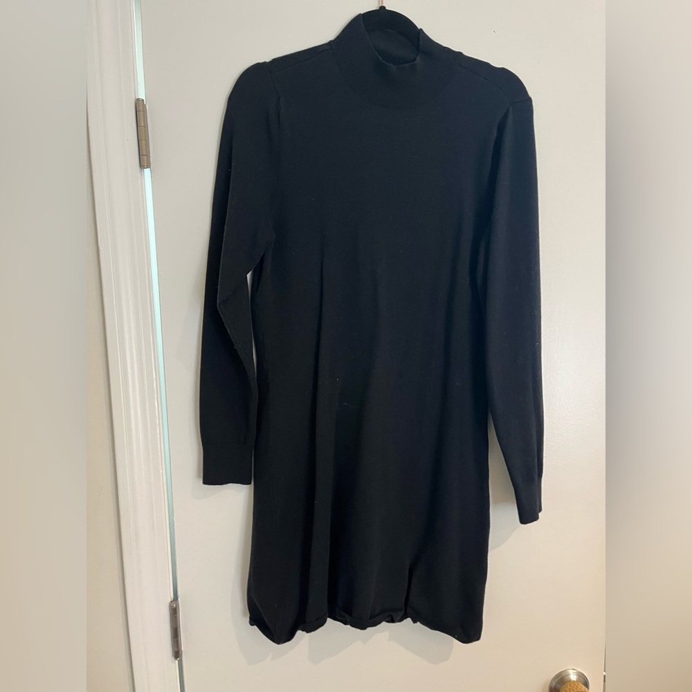 Abercrombie Black Knit Bodycon Sweater Dress